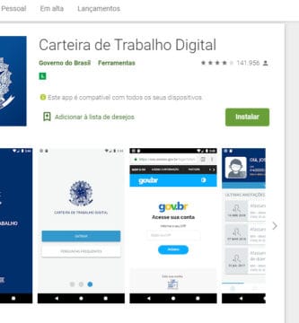NOVA Carteira de Trabalho Digital já está em uso.